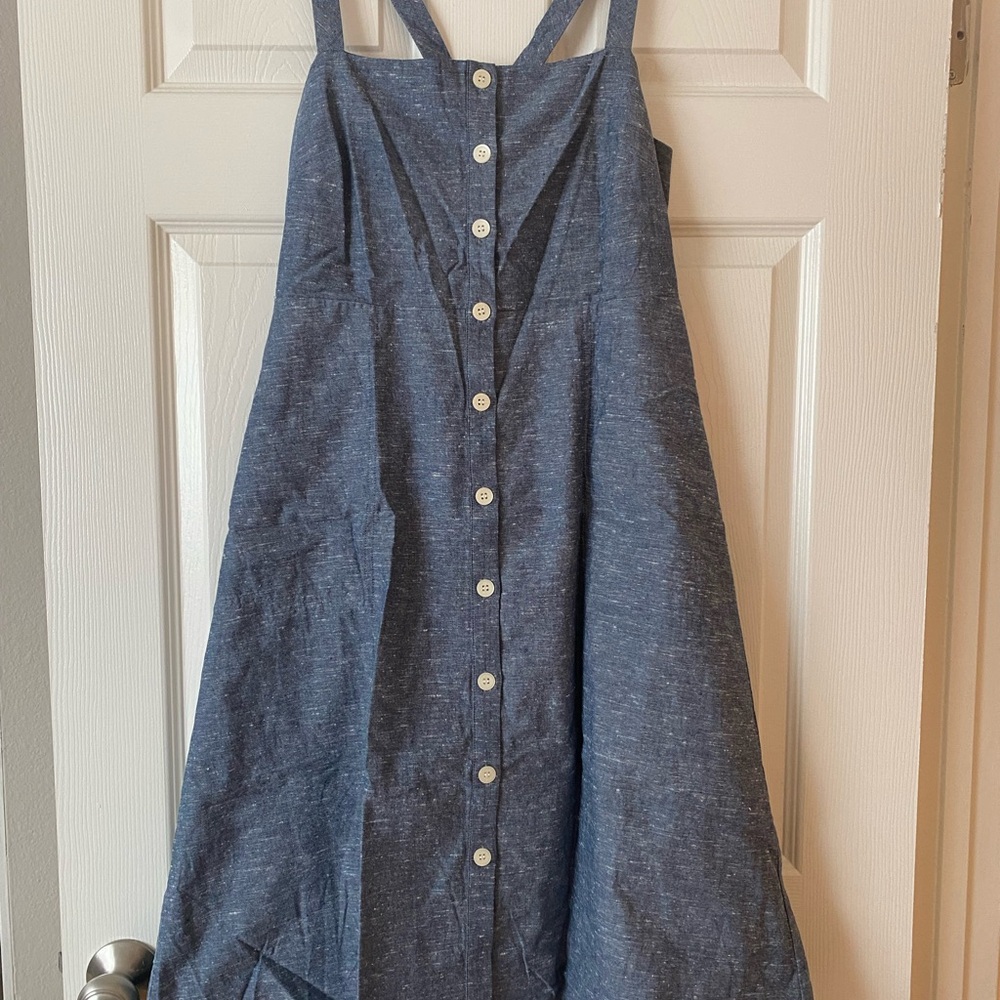 Madewell Button-down Linen Dress
